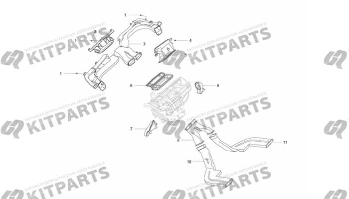 Воздуховоды Lifan Cebrium