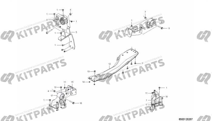 Опоры ДВС Lifan Solano 2