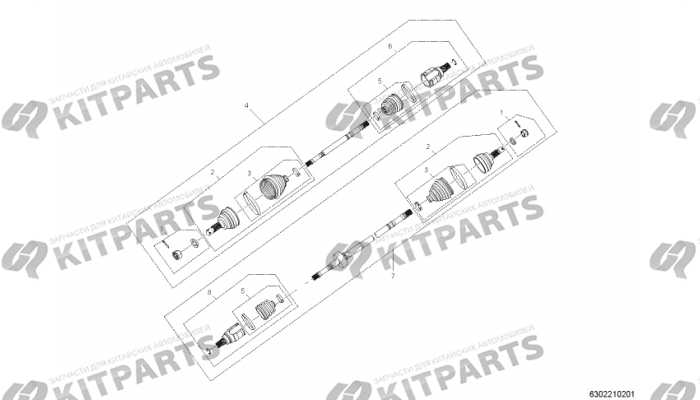 Привод колёс Lifan Solano New (2014-2016 г.в.)