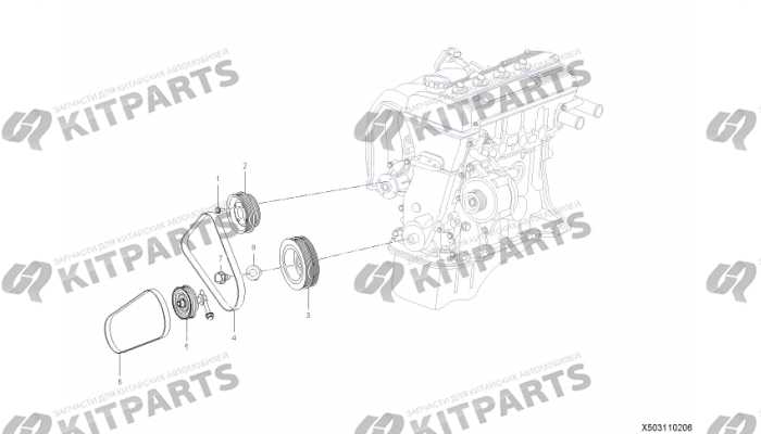 Ремни приводные Lifan X50