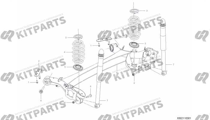 Задняя подвеска Lifan X50