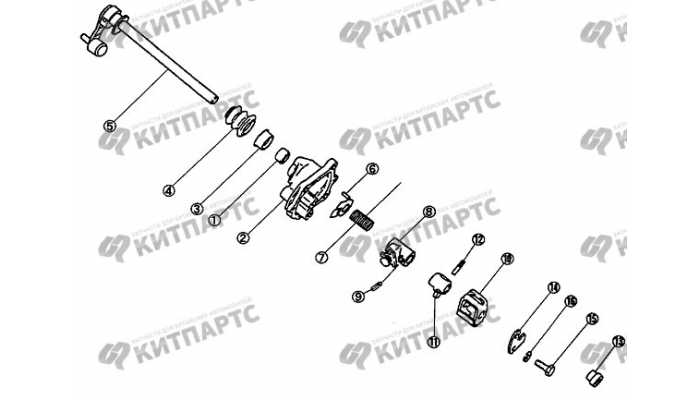 Механизм переключения передач. Часть 2. BYD F3 (F3R)