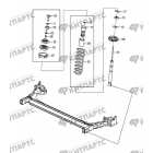 Rear sliding column assembly